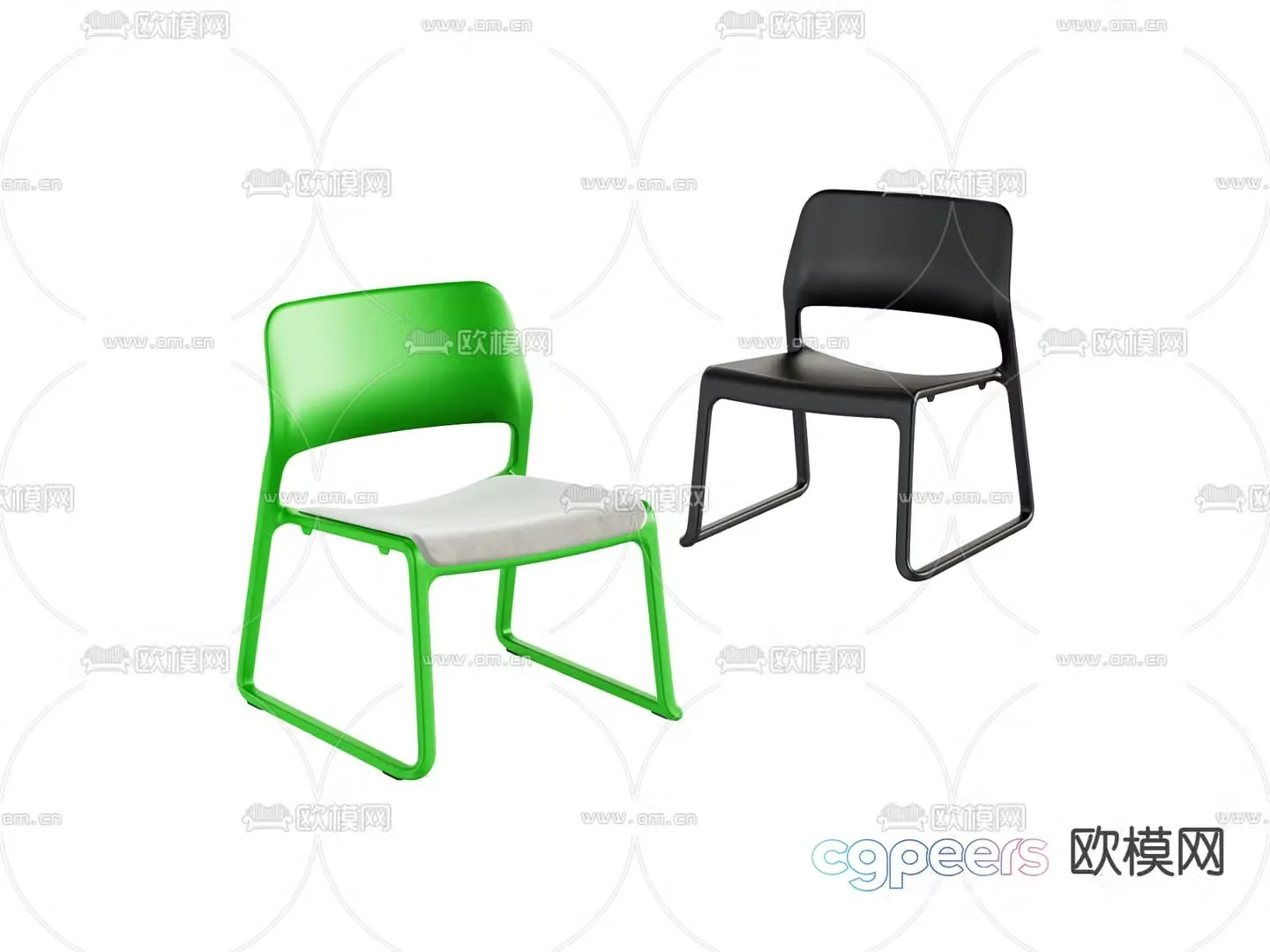 Modern chair Dining chair 3d model