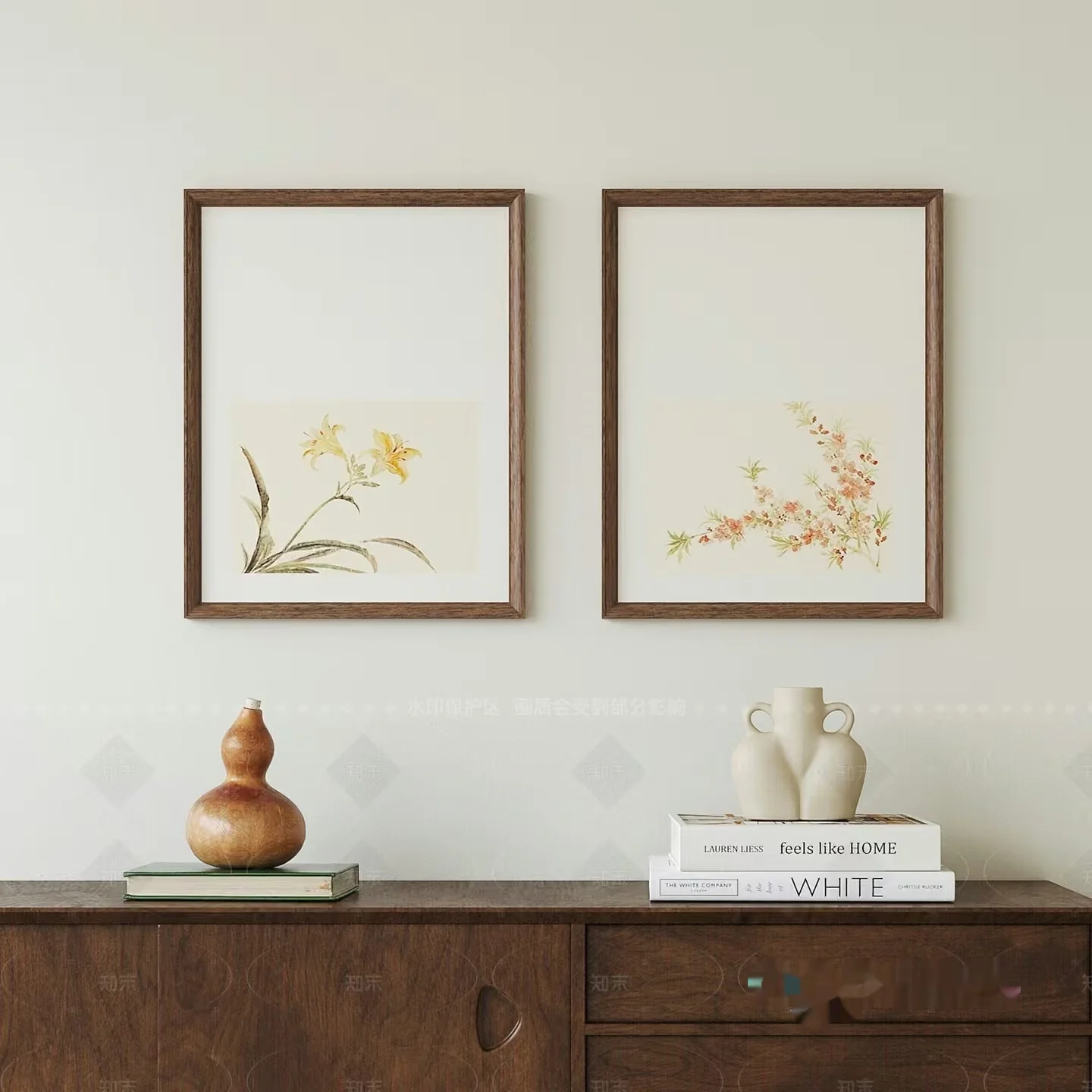 Wooden Wall Art 3D Model – 8654 – VRAY Render