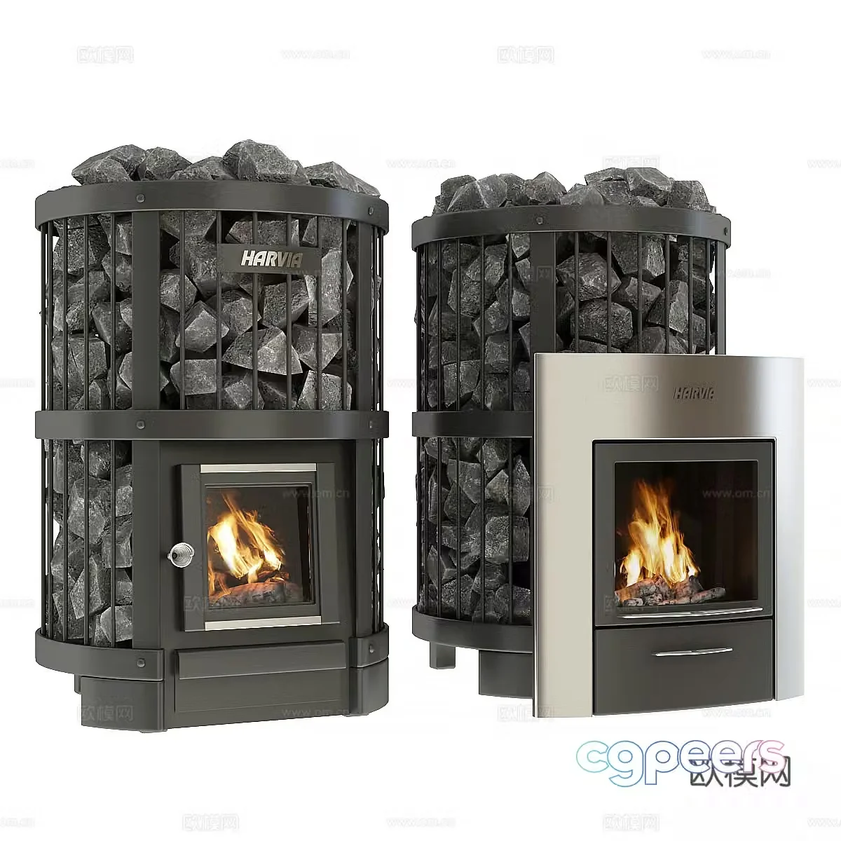 Fireplace Sauna stove 3d model