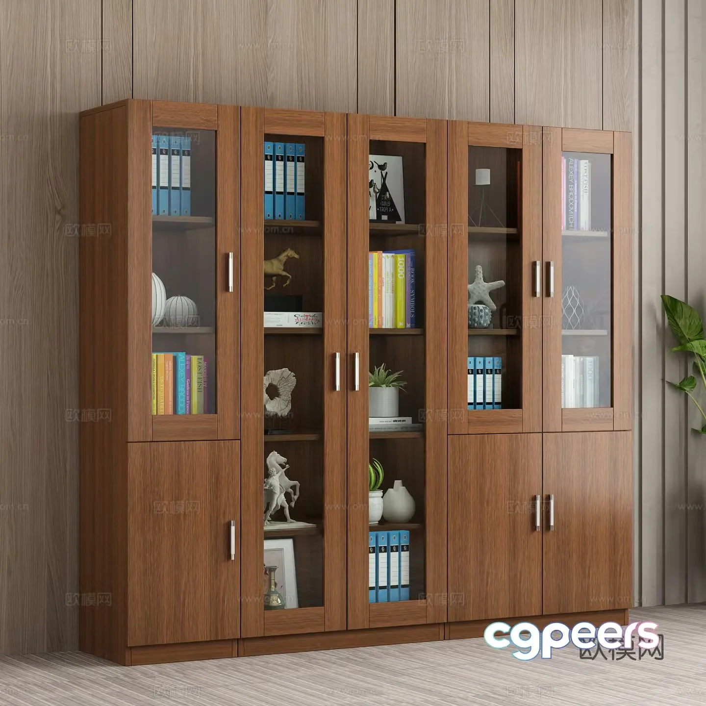 Modern File Cabinet 3D model