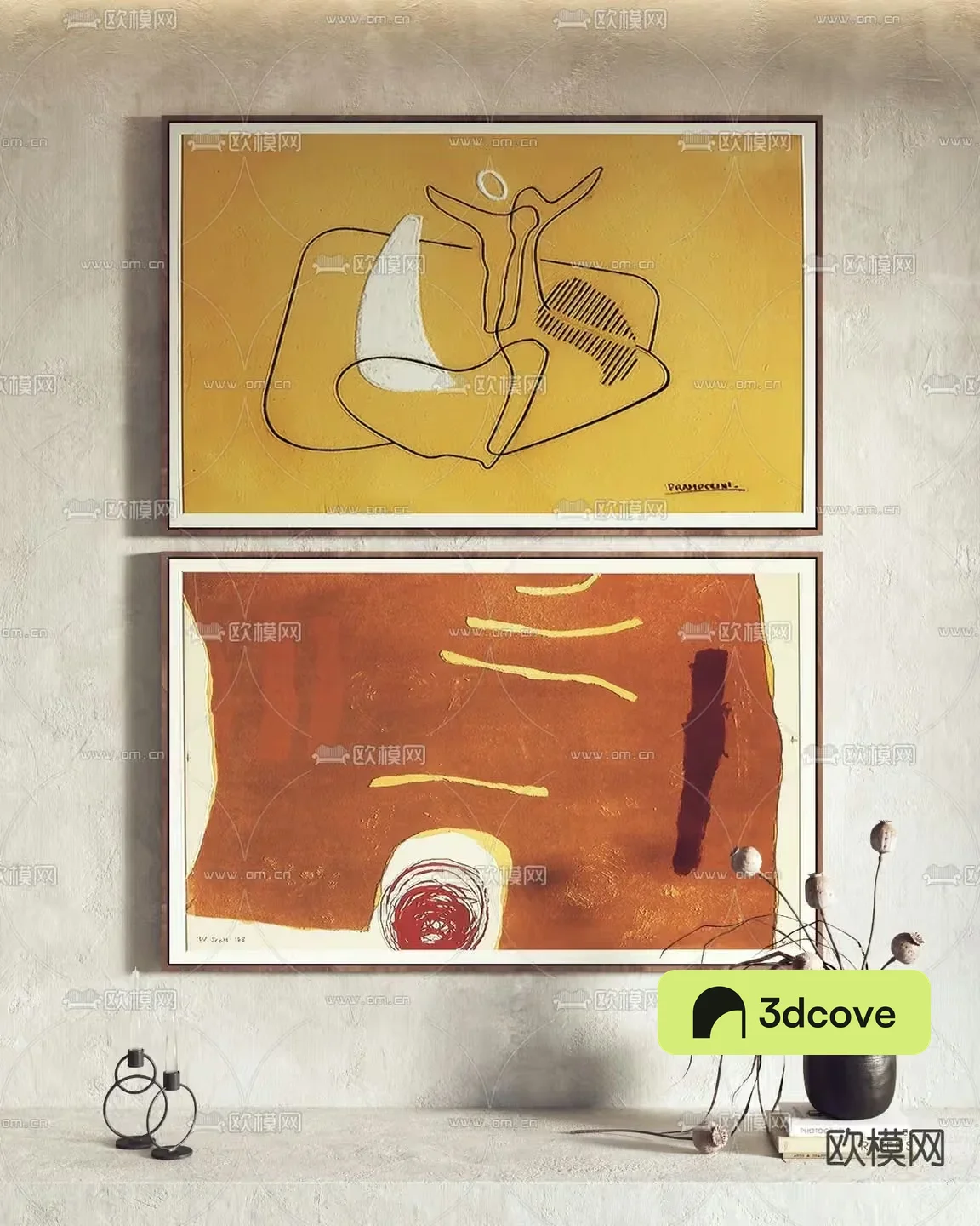 Modern Abstract Art Pieces