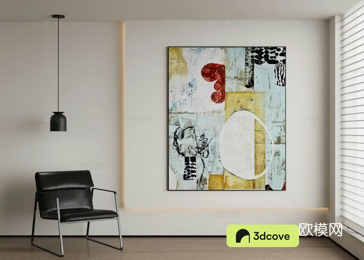Modern abstract painting decorative painting