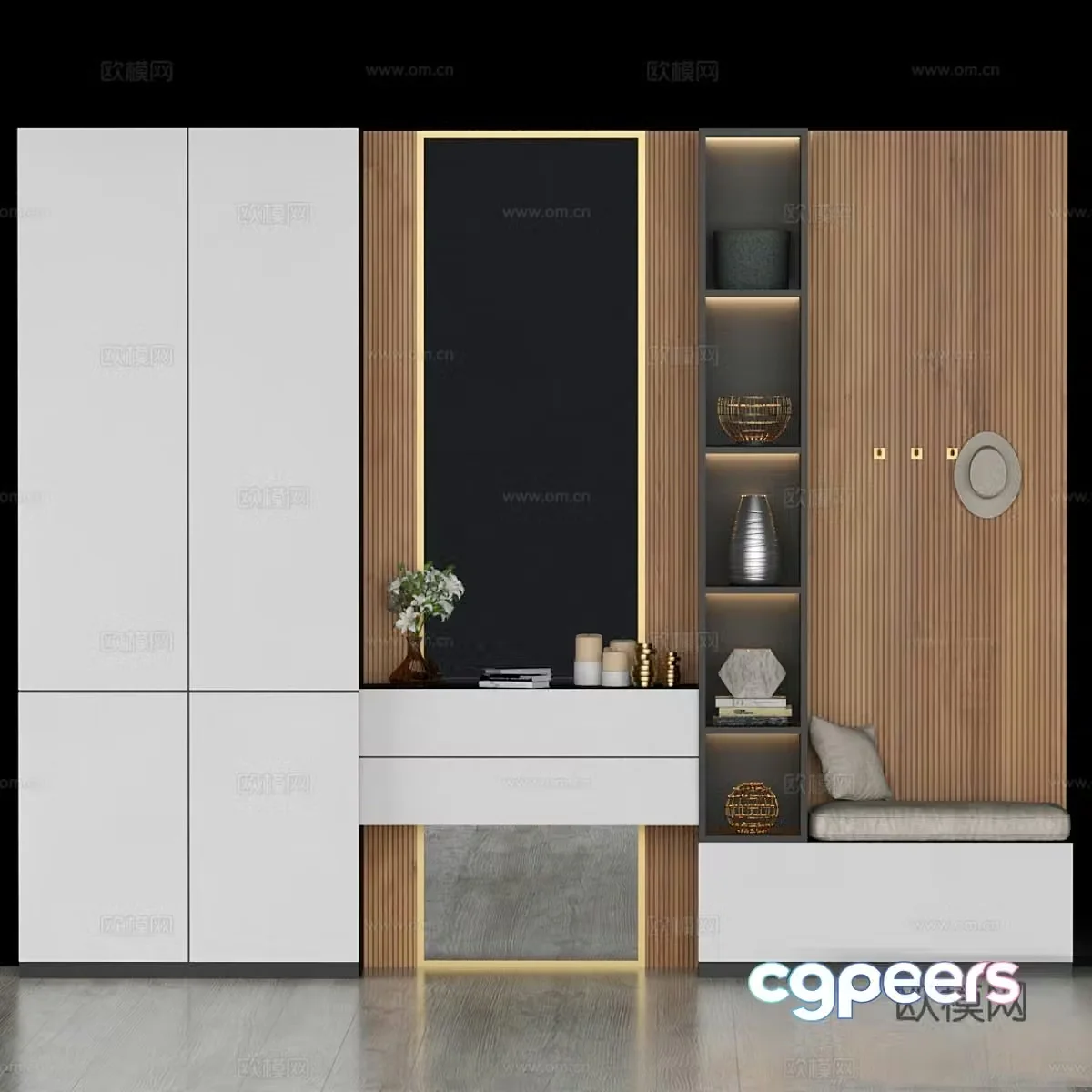 Hall furniture 3d model