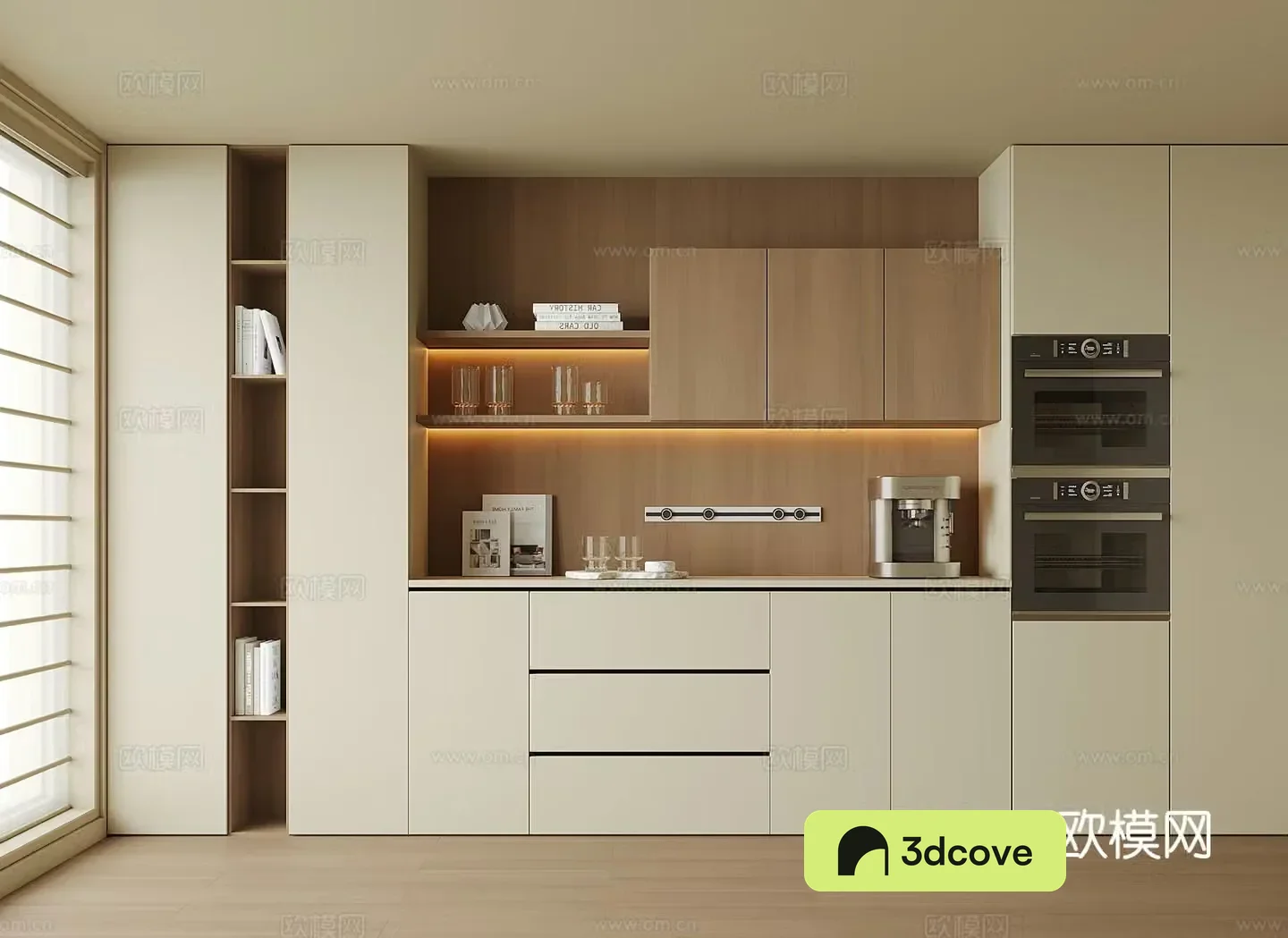 Modern wine cabinet sideboard