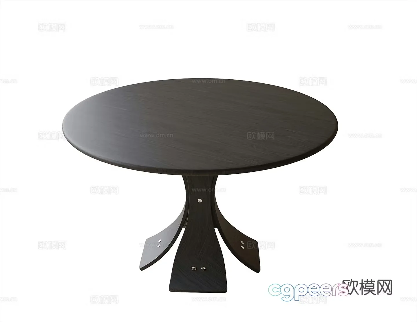 French dining table 3d model