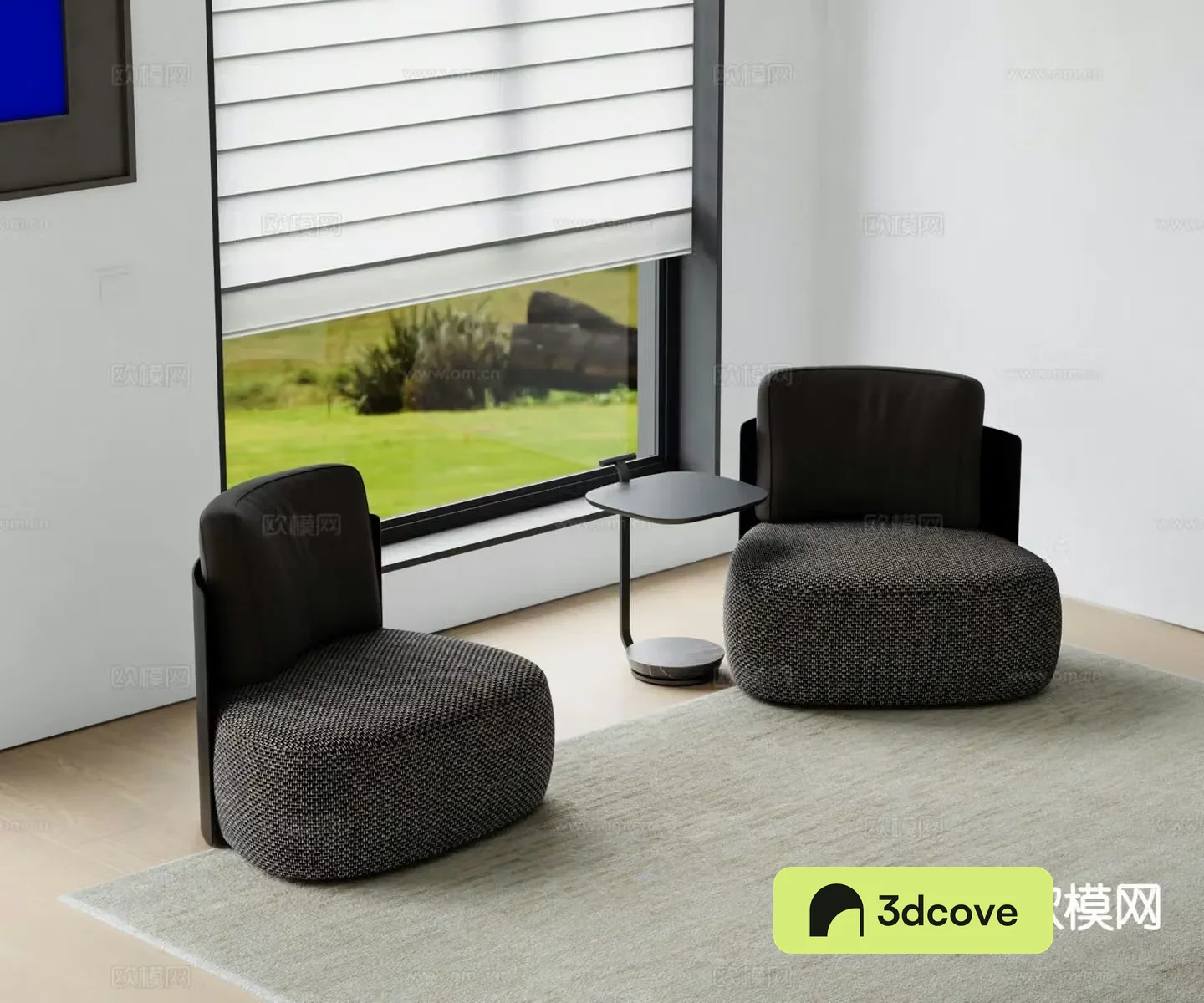 Italian single sofa casual sofa