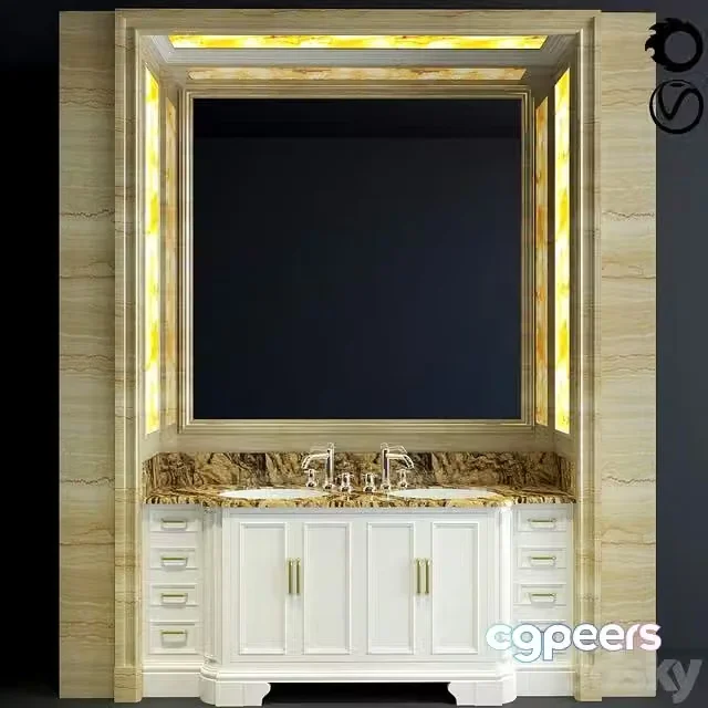 3ds Max Free – Bathroom Furniture 8