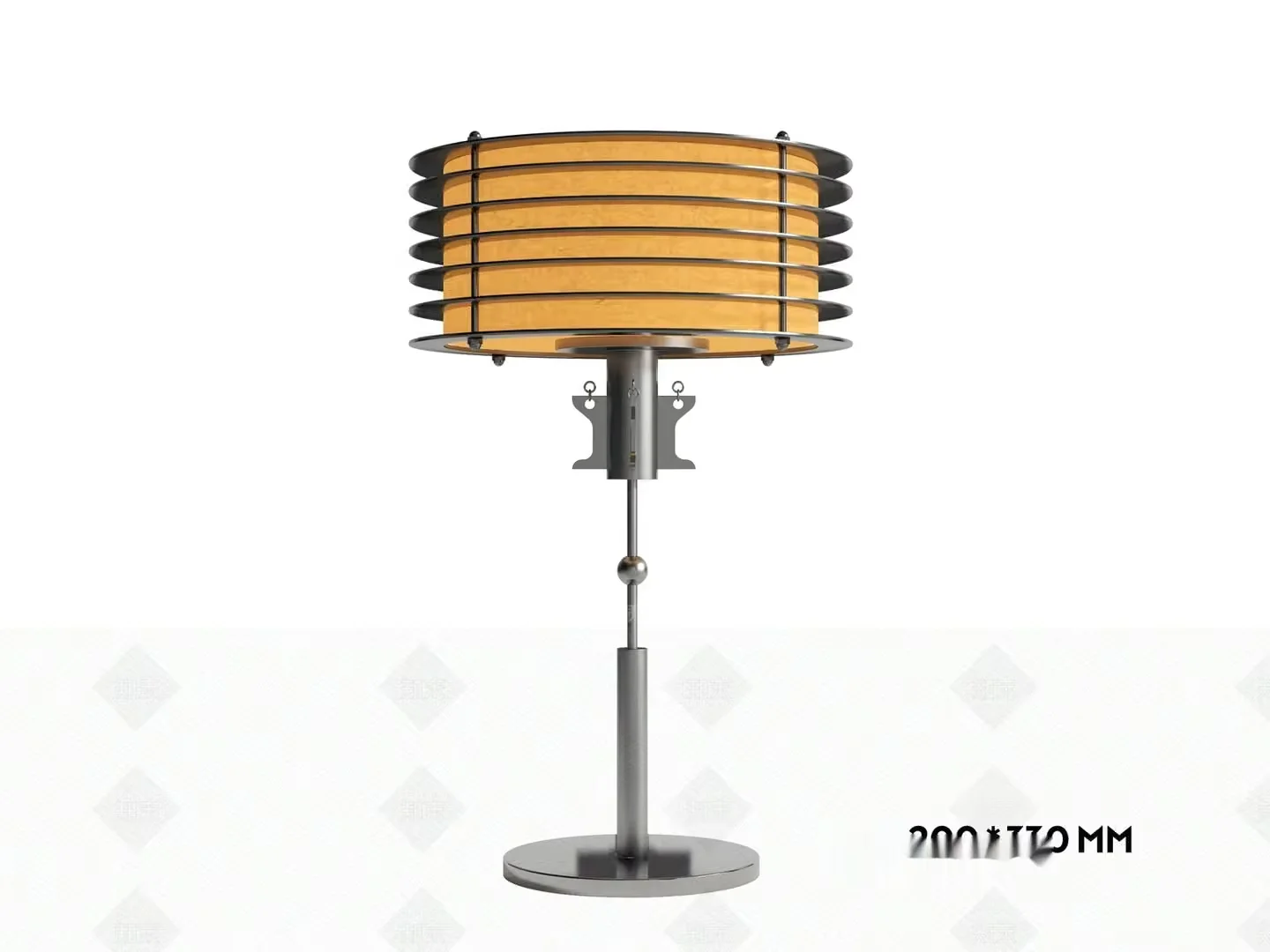 Gold Light Fixture 3D Model – 8420 – VRAY Render