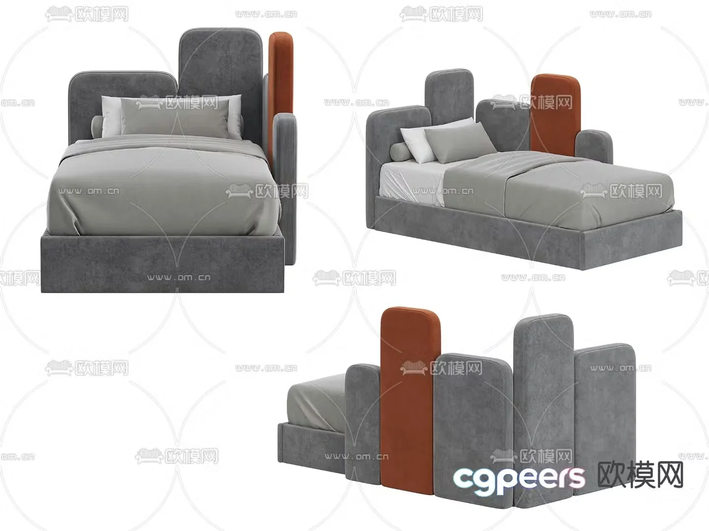 children’s bed child’s bed 3d model