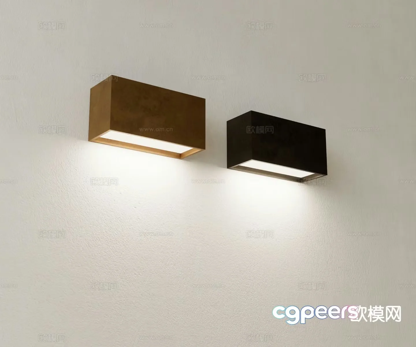 Modern small wall lamp ambient light night light 3d model