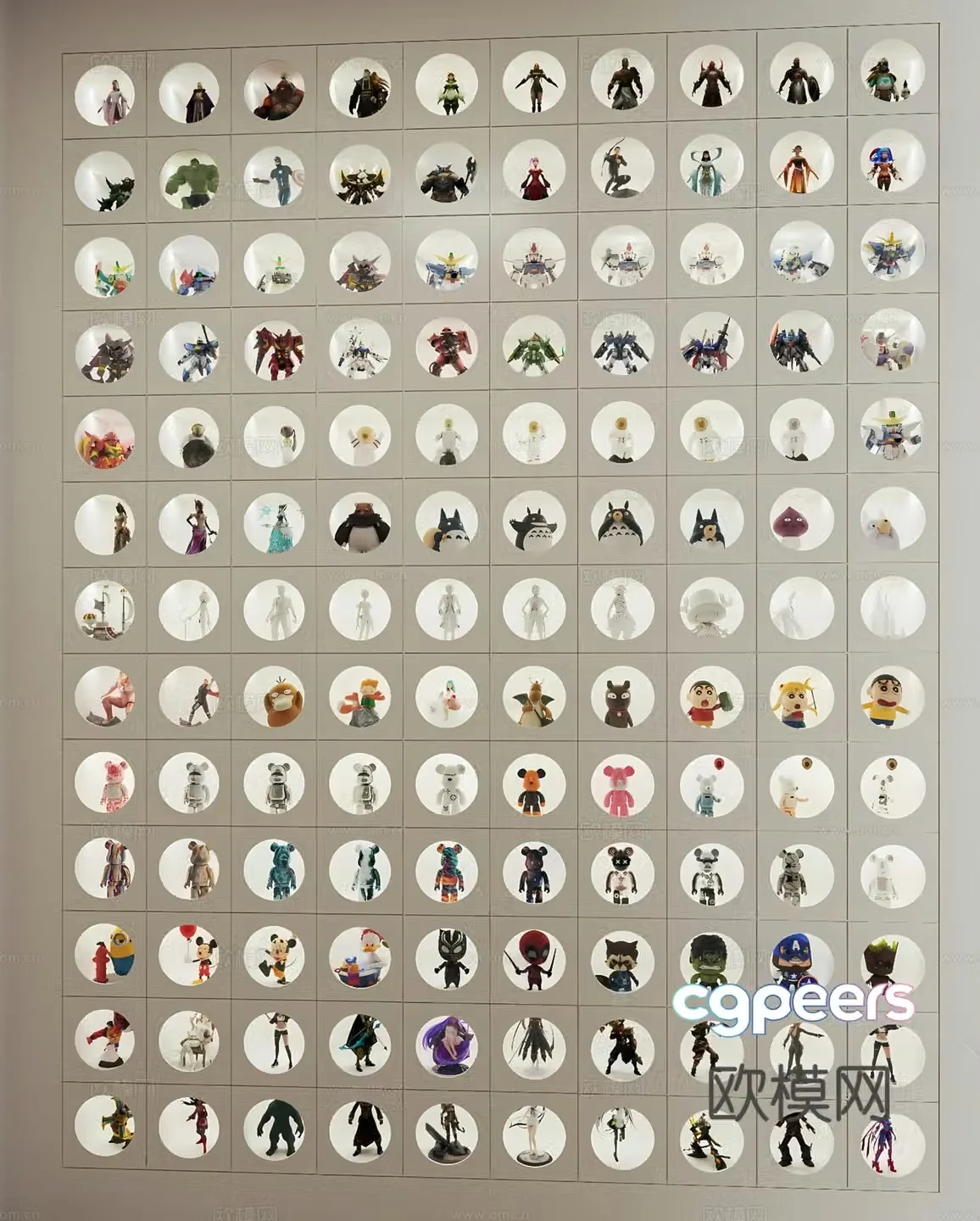 Modern figure blind box 3d model