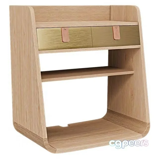 3ds Max Free – Hanging bedside table Harto Suzon Wall storage