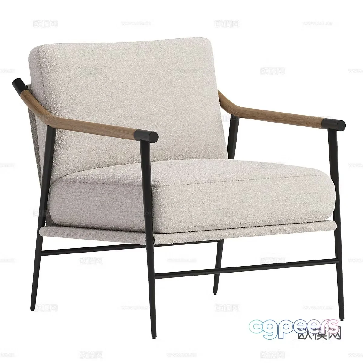 Grass leisure chair 3d model