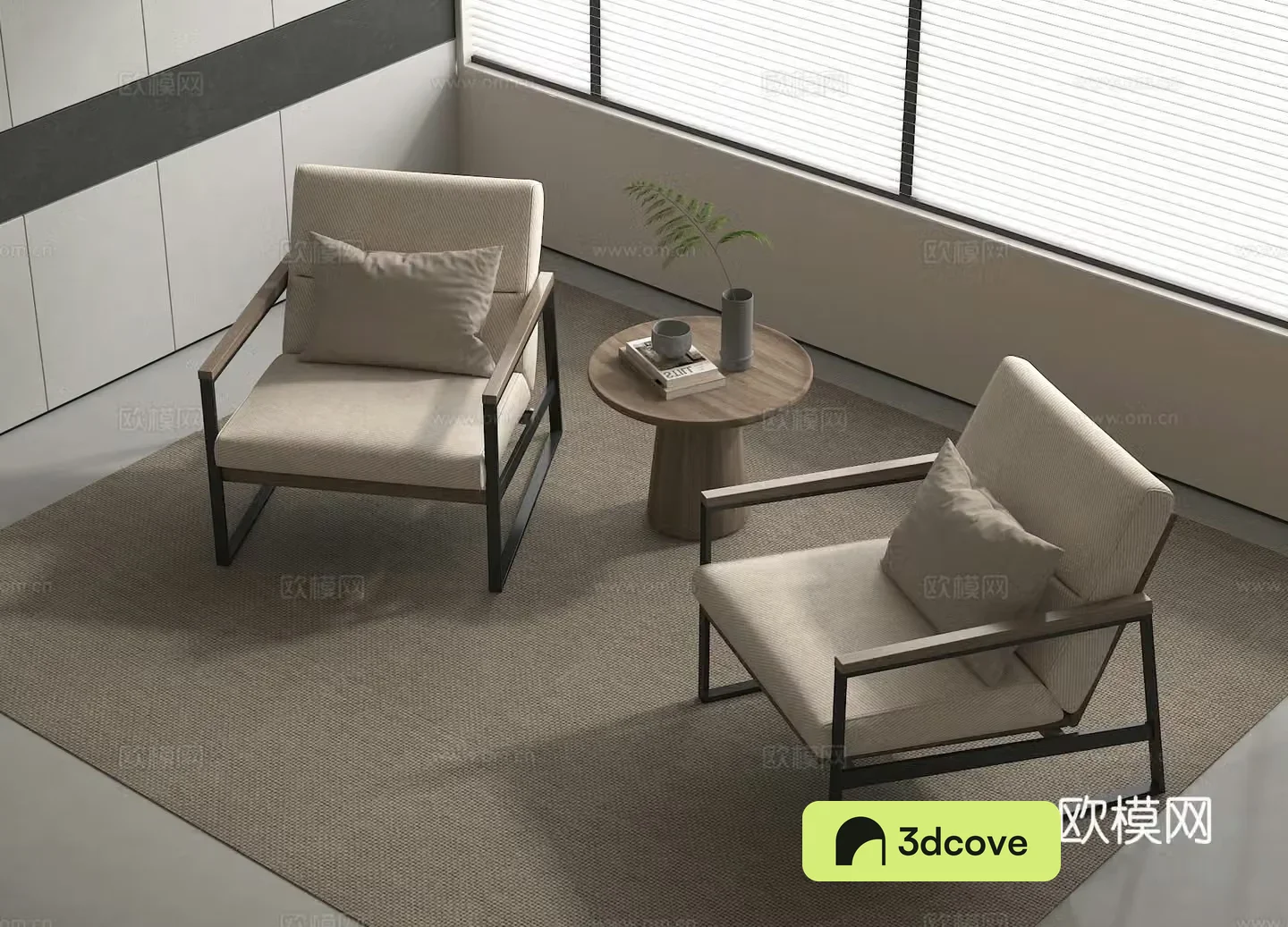 Casual table and chairs Sofa chair
