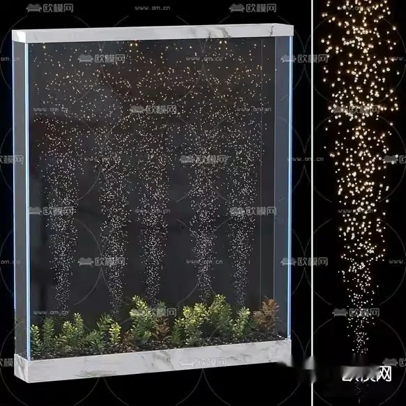 A Rectangular Aquarium 3D Model – 11162 – VRAY Render