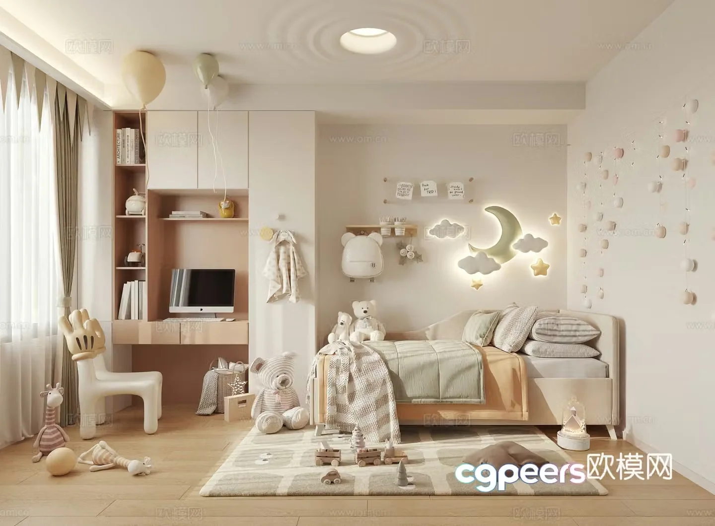 Children’s room 3D model