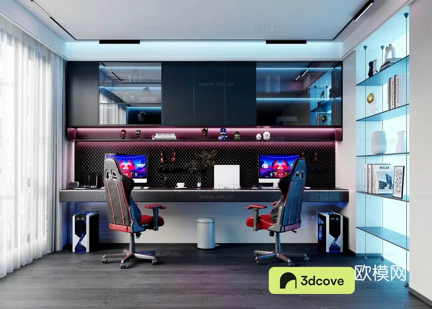 Modern e-sports room
