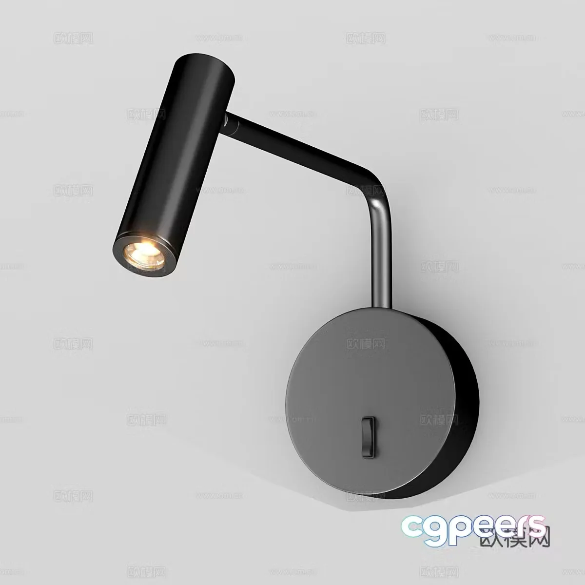 Simple wall lamp bedside wall lamp 3d model