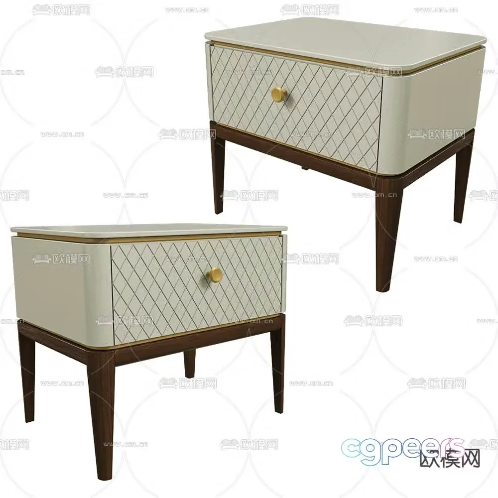 Mister bedside table 3d model