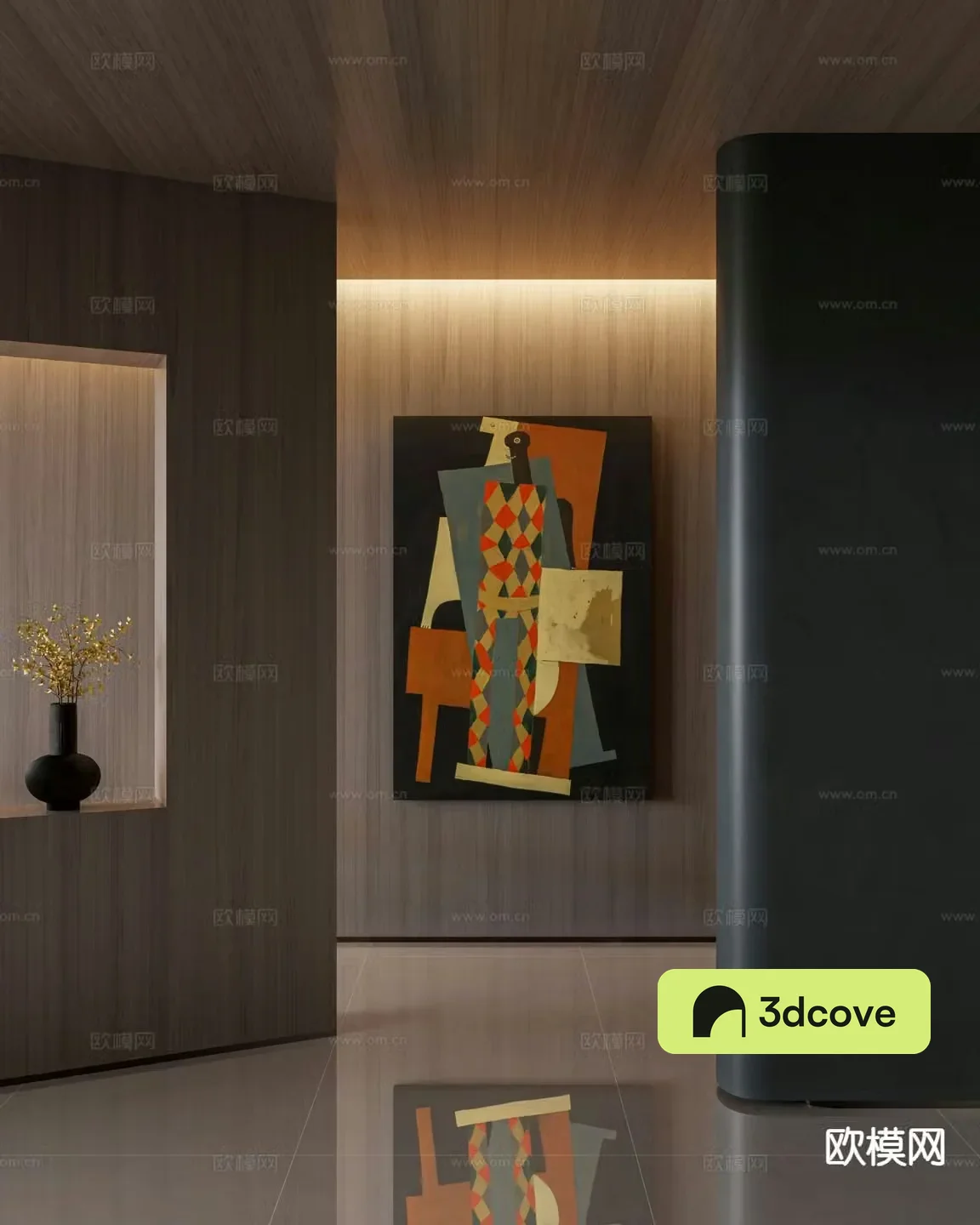 Medieval style hanging painting abstract painting retro hanging painting
