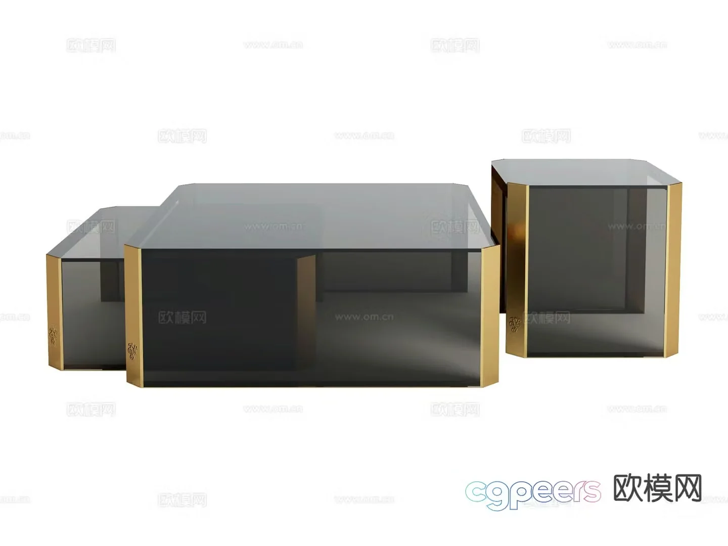 visionnaire coffee table 3d model