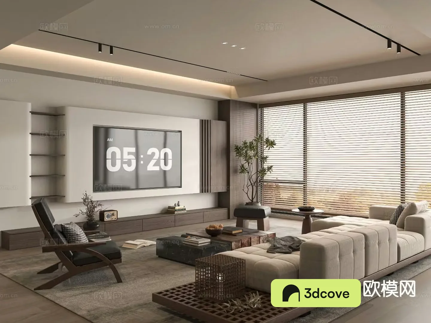 Wabi-sabi living room