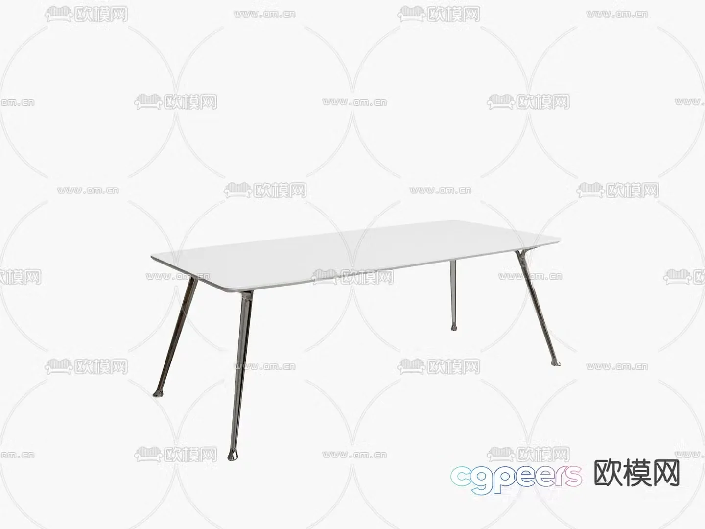 Modern conference table conference table 3d model