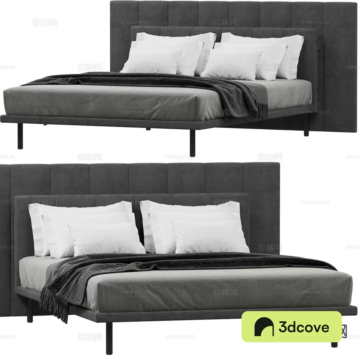 Modern double bed