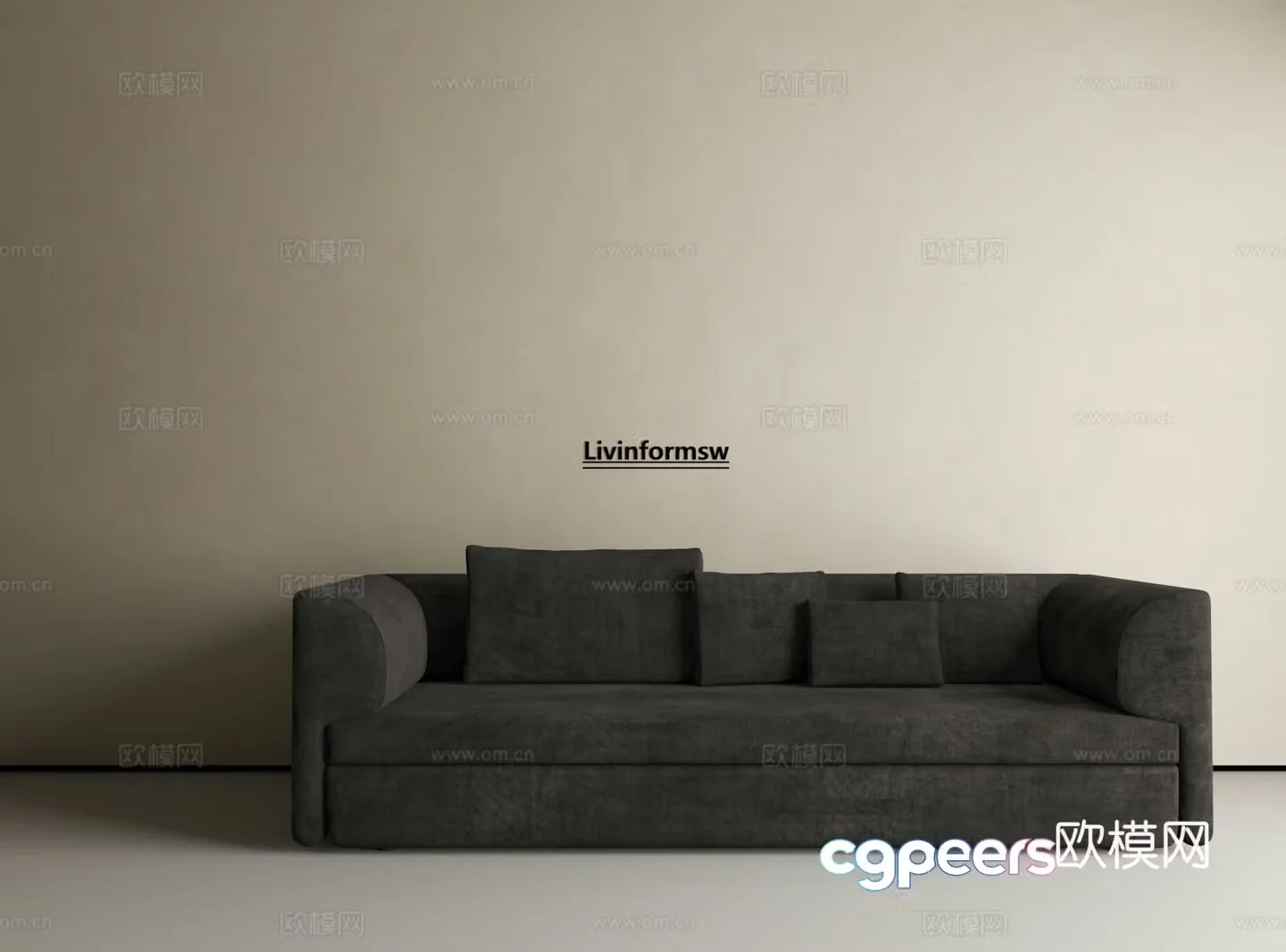 Livinform multiplayer sofa 3d model