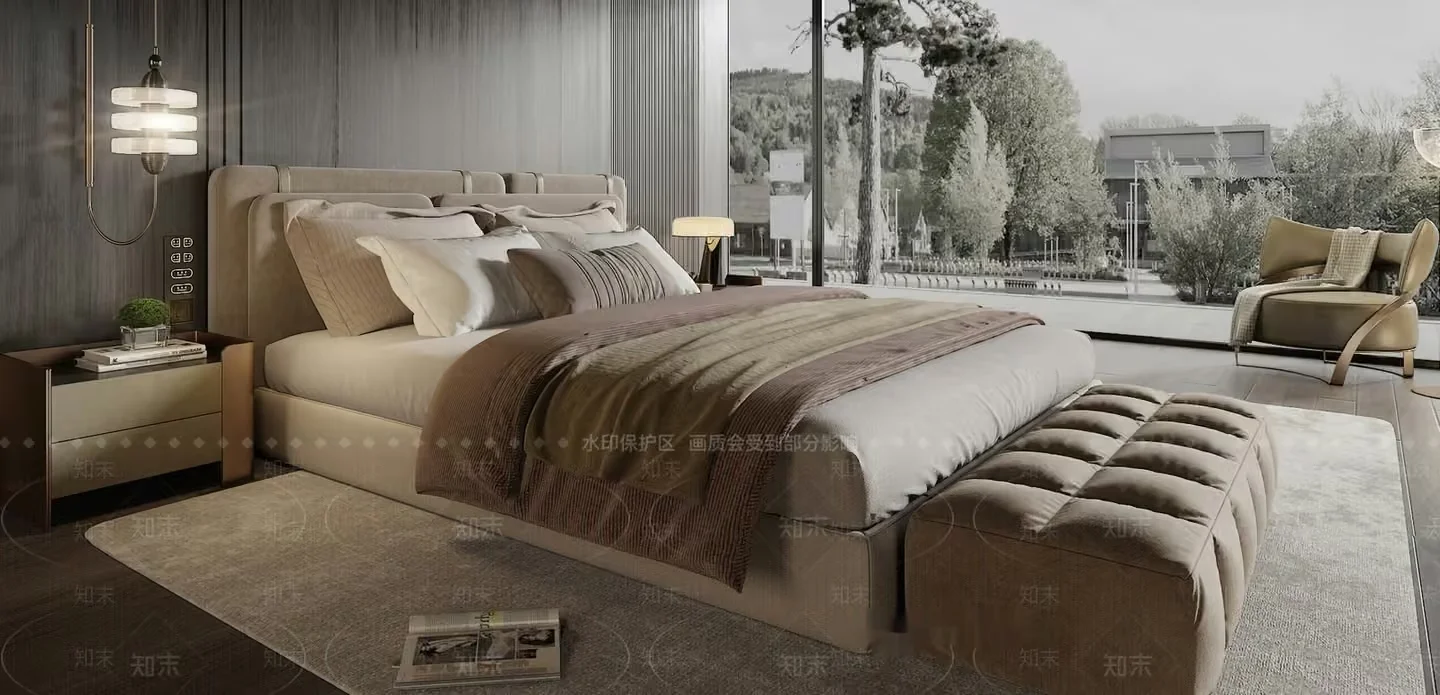 Cozy Bedroom 3D Model – 3393 – VRAY Render
