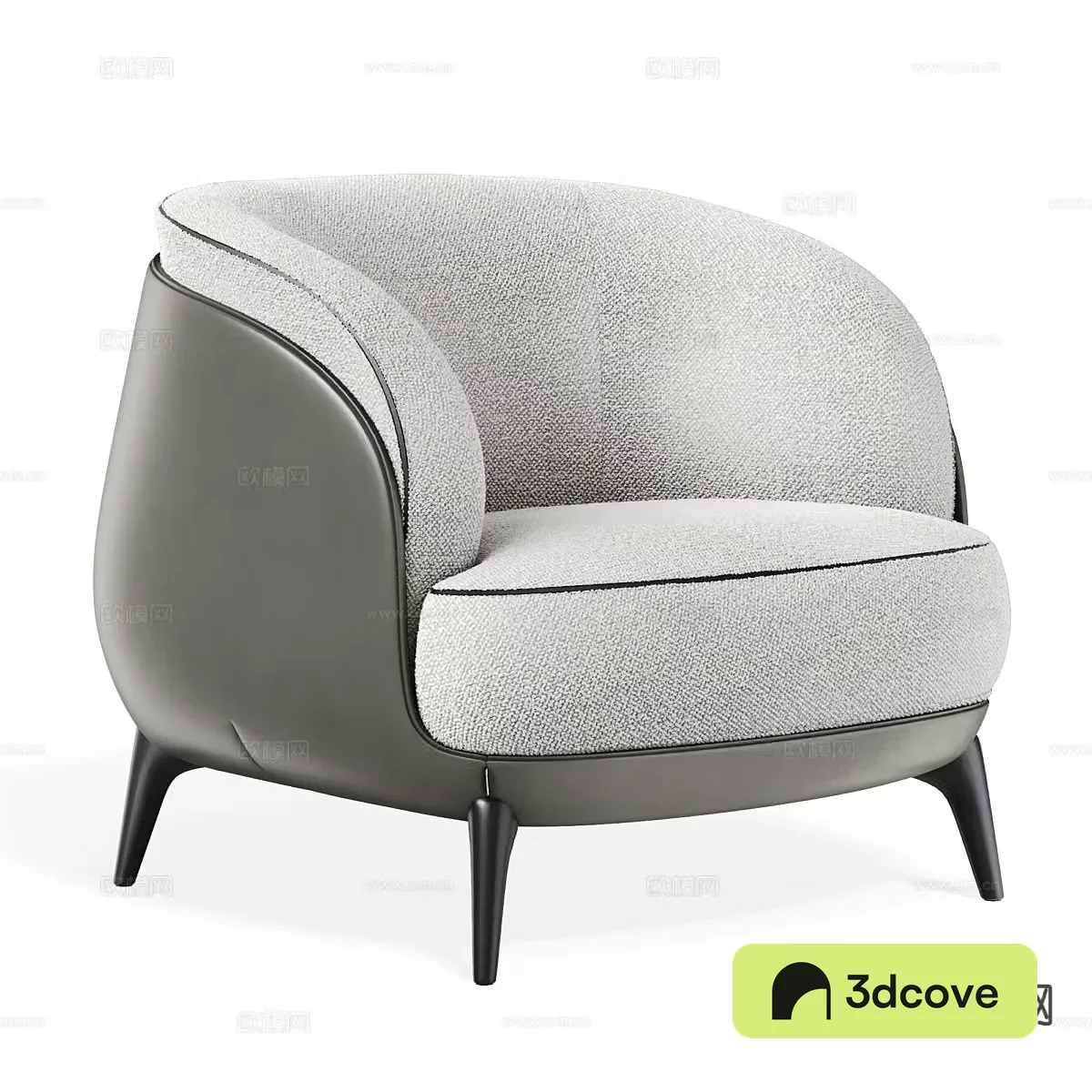 Modern minimalist sofa single sofa