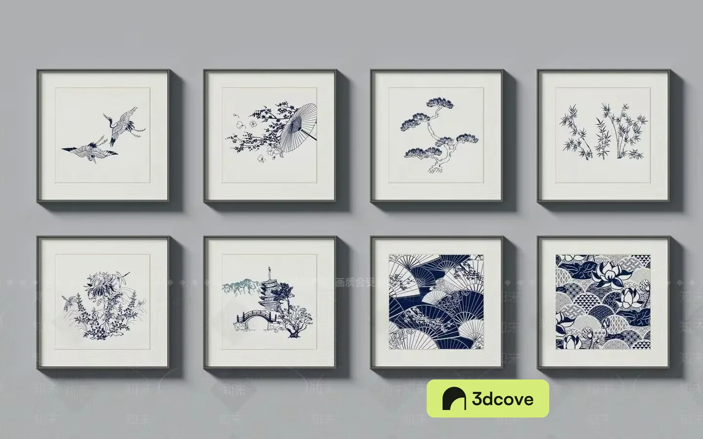A Collection Of Framed Artwork