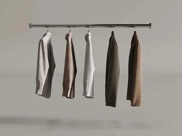 A Row Of Shirts 3D Model – 10069 – VRAY Render