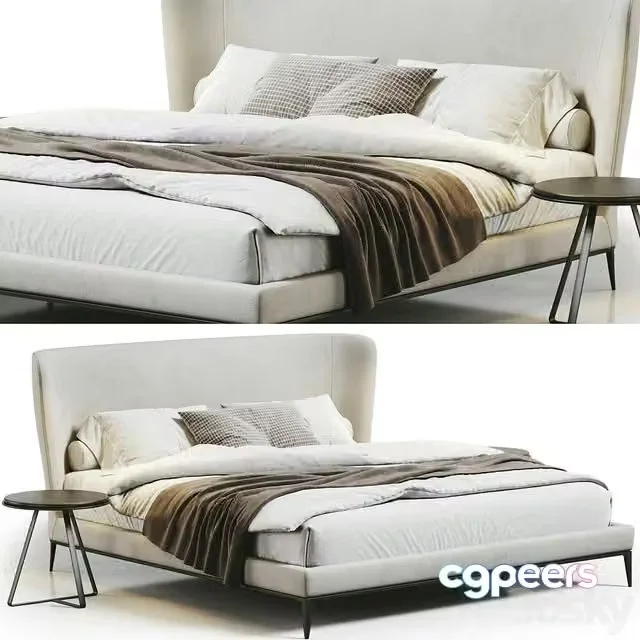 3ds Max Free – Poliform Gentleman Bed