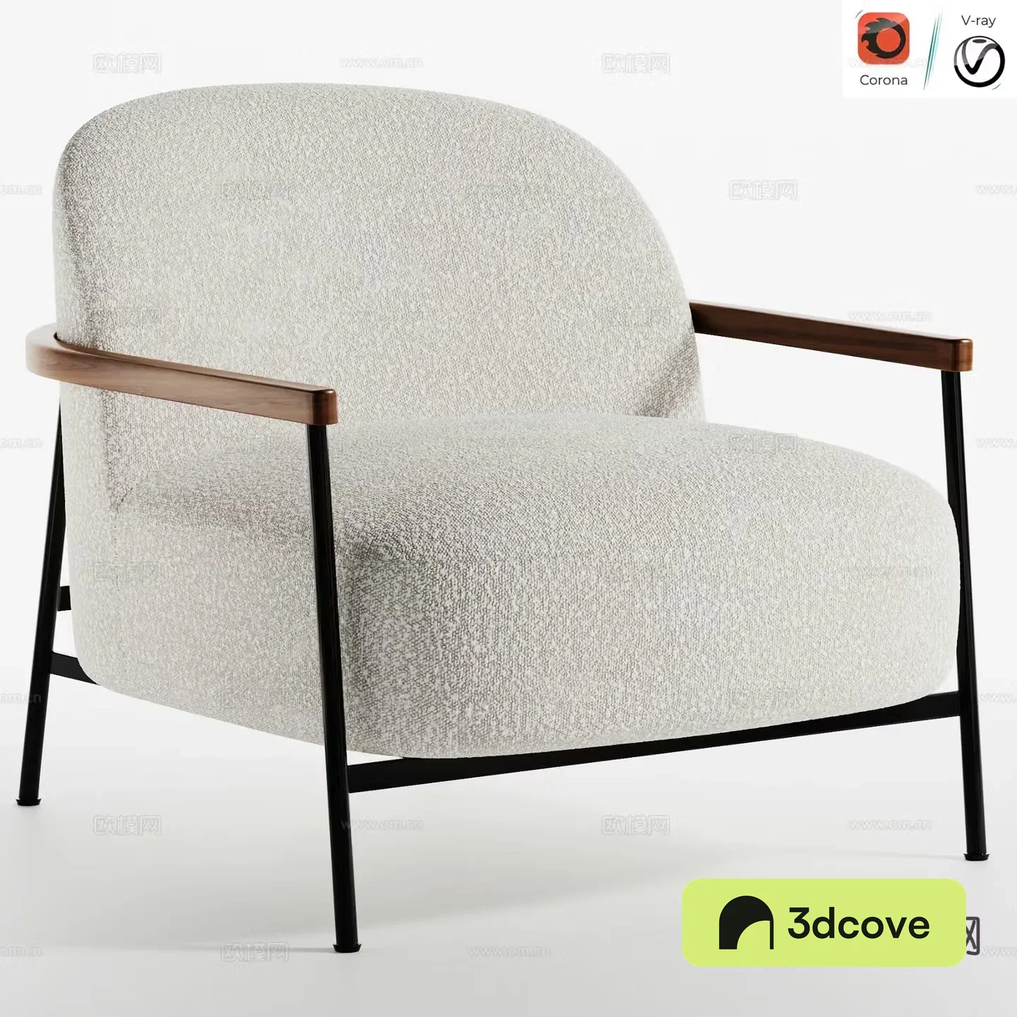 Sejour Lounge modern single sofa