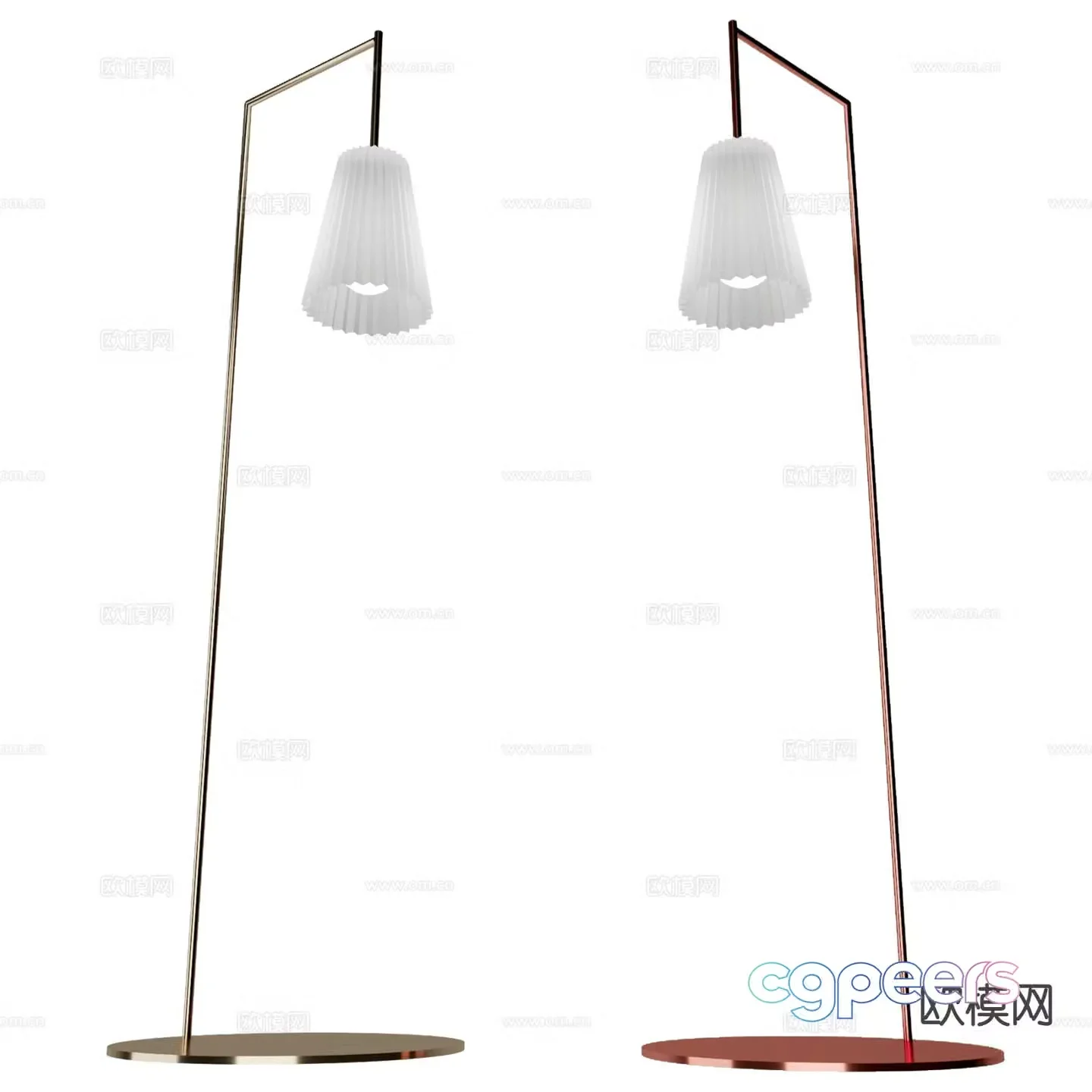 Modern art lamp floor lamp 3d model