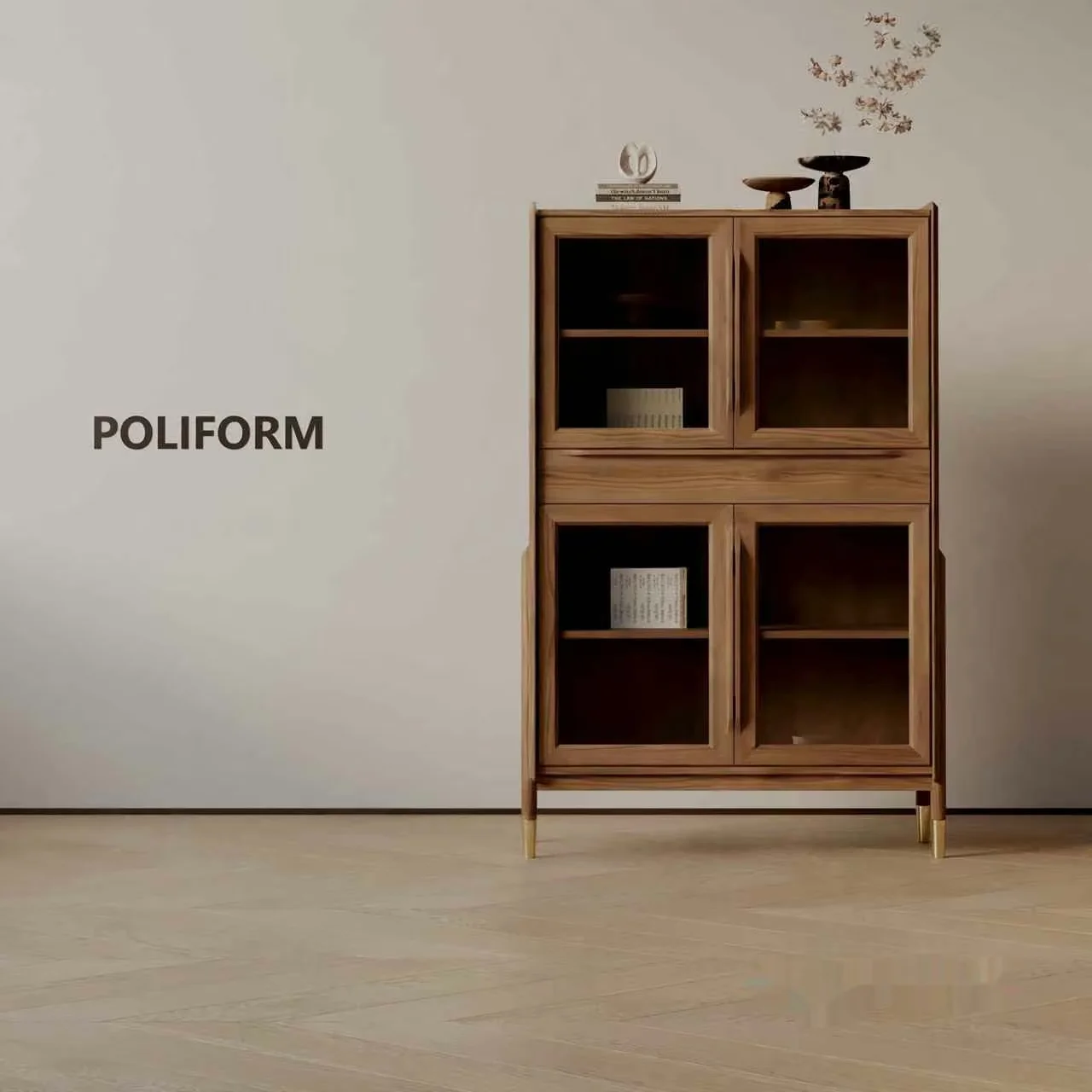 A Wooden Cabinet 3D Model – 10794 – VRAY Render