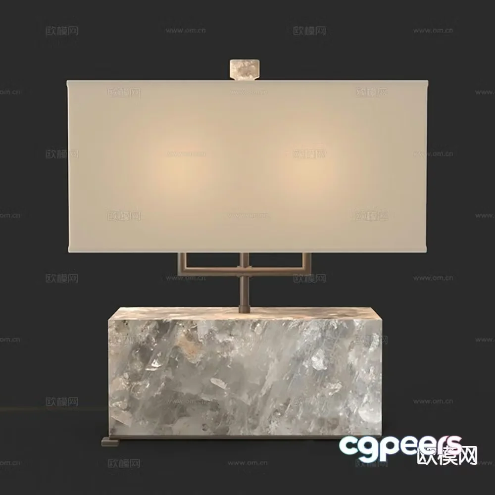 Italian table lamp 3d model