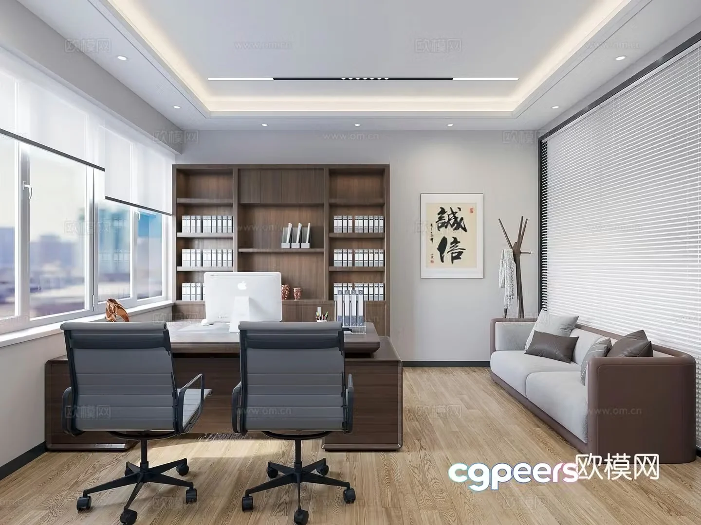 Reception room reception hall conference hall 3d model