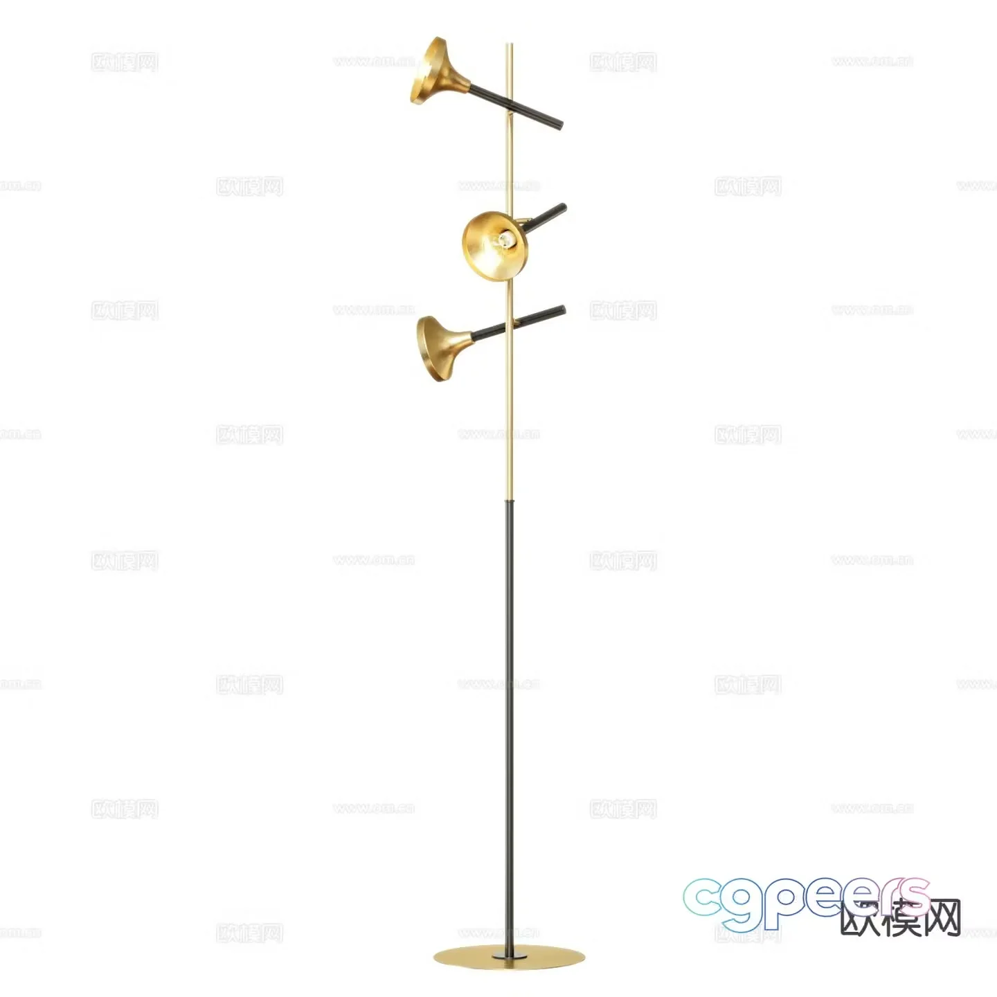 Modern art lamp floor lamp 3d model