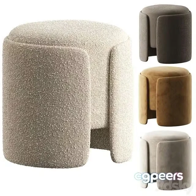 3ds Max Free – Pouf Taks StoolGroup