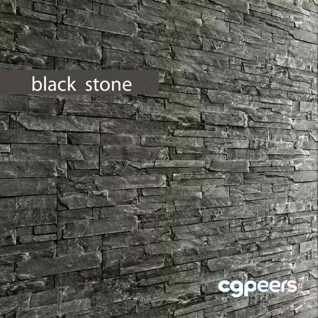 3ds Max Free – Masonry.masonry, wall, wild stone, slate, black, loft