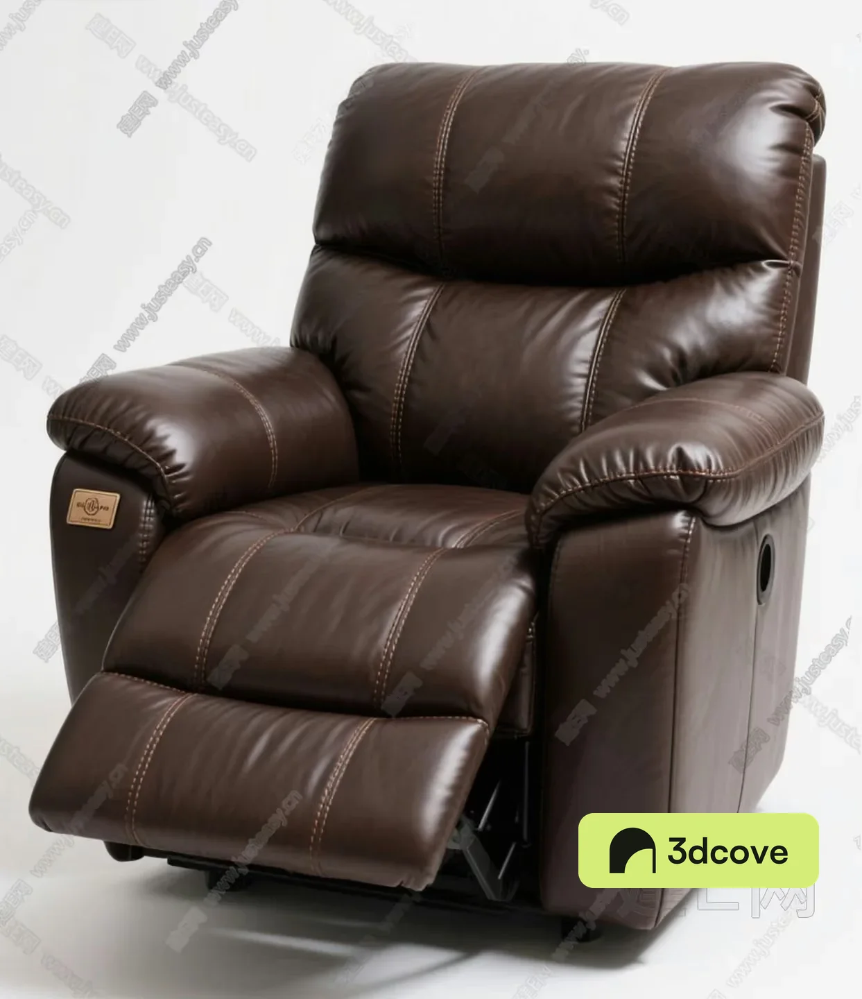 Brown Leather Recliner