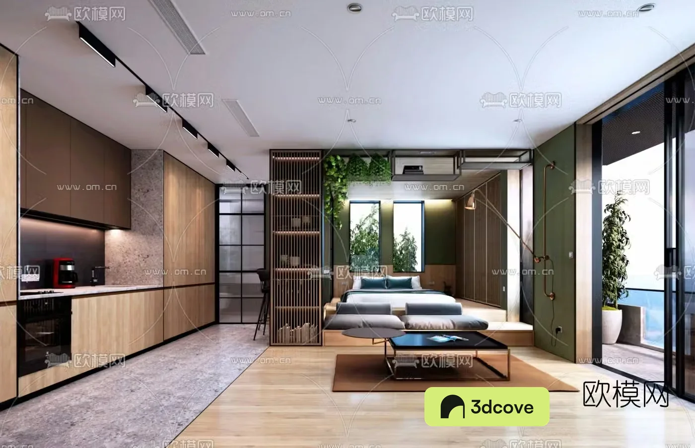 Nordic apartment hotel room