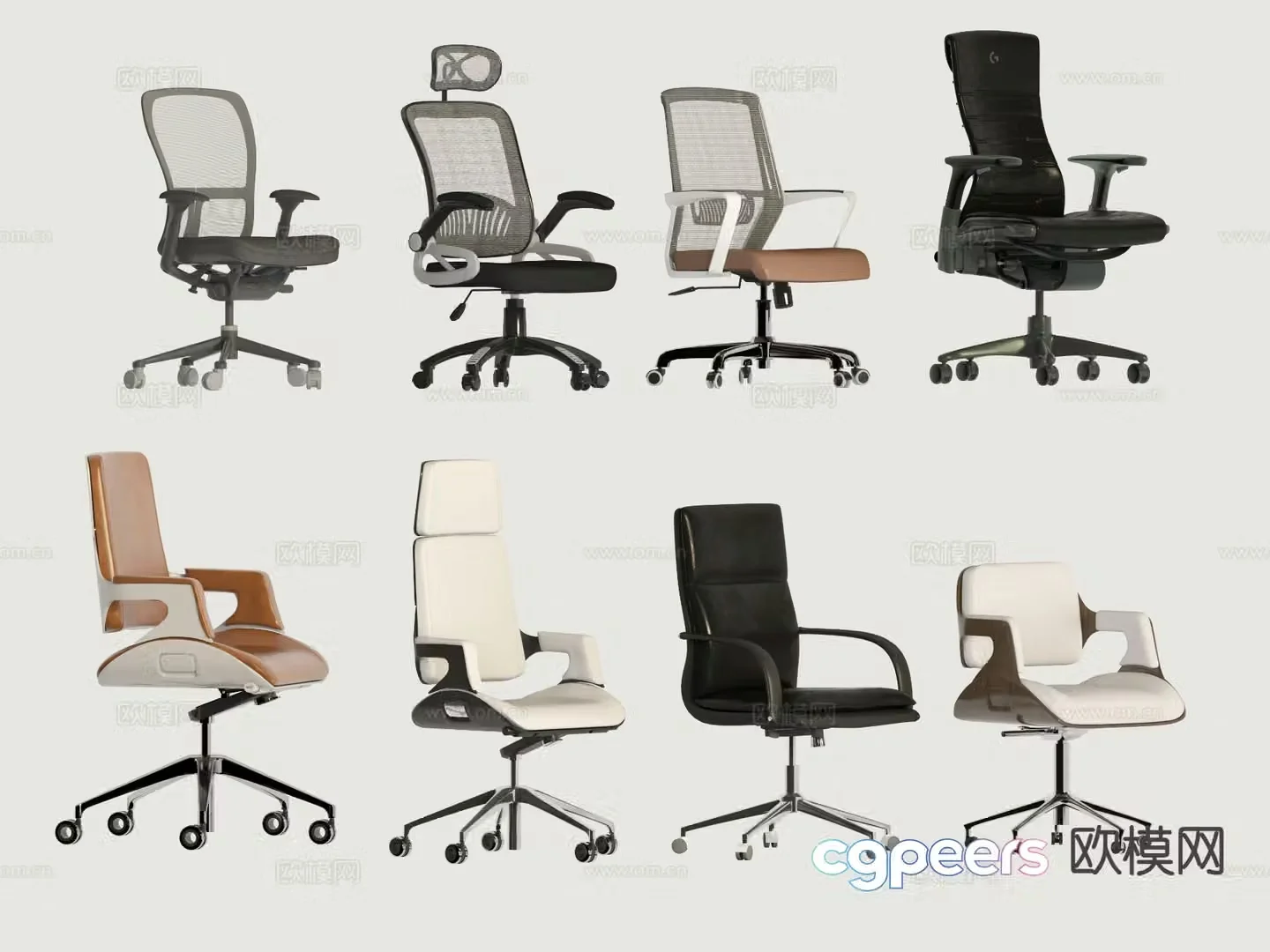 Office chair boss chair shift chair 3d model