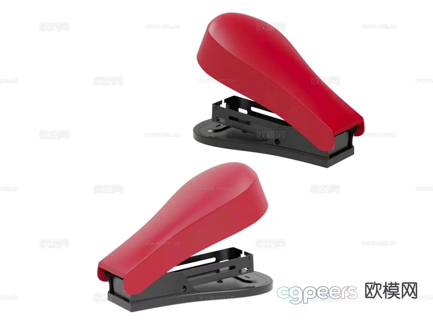 Office supplies stapler 3d model