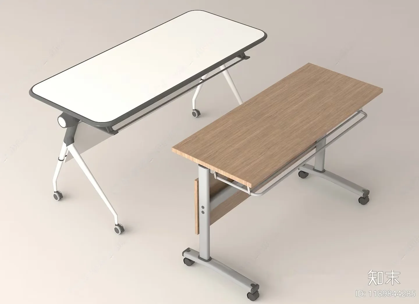 Modern Office Desks 3D Model – 18267 – VRAY Render