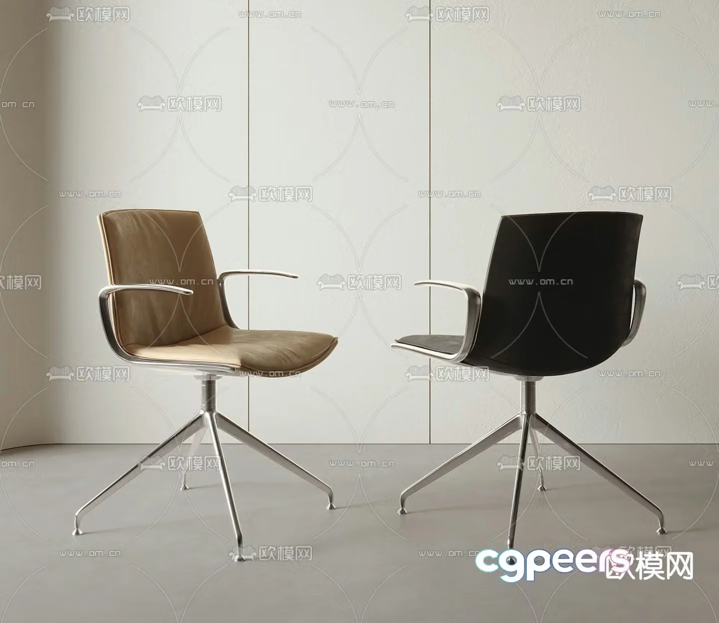 Office chair conference chair staff chair 3d model