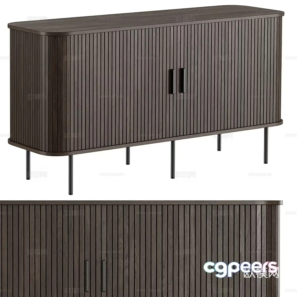 New Chinese TV cabinet 3D model