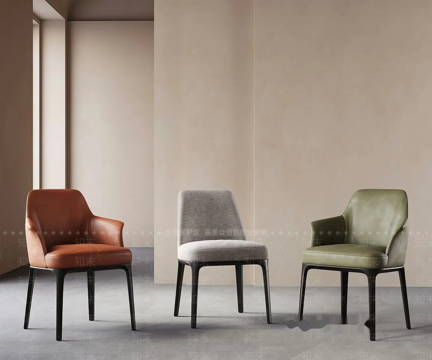 Modern Dining Chairs 3D Model – 3505 – VRAY Render